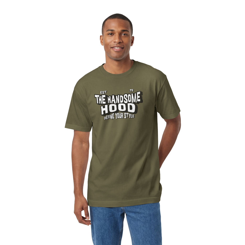 Graphic Tee — "The Handsome Hood" Retro Logo