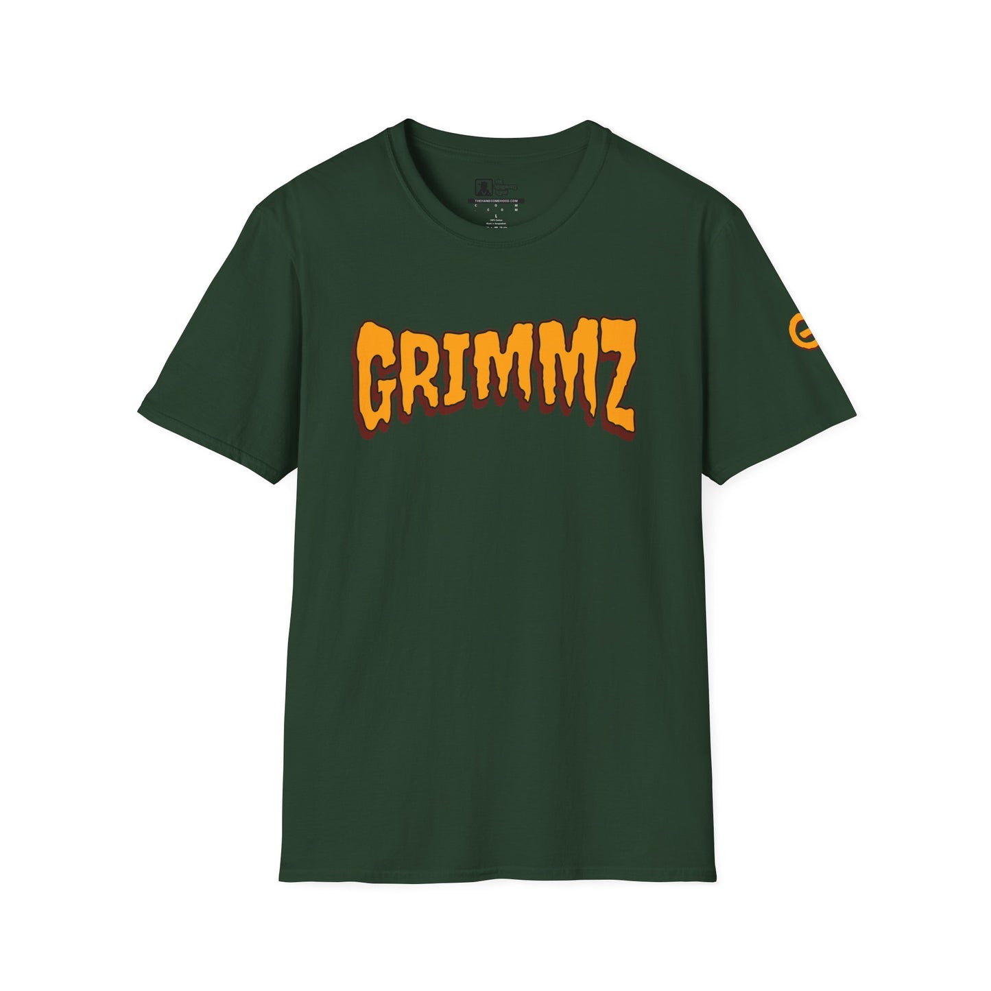 Grimmz Orange Drip Logo T-Shirt