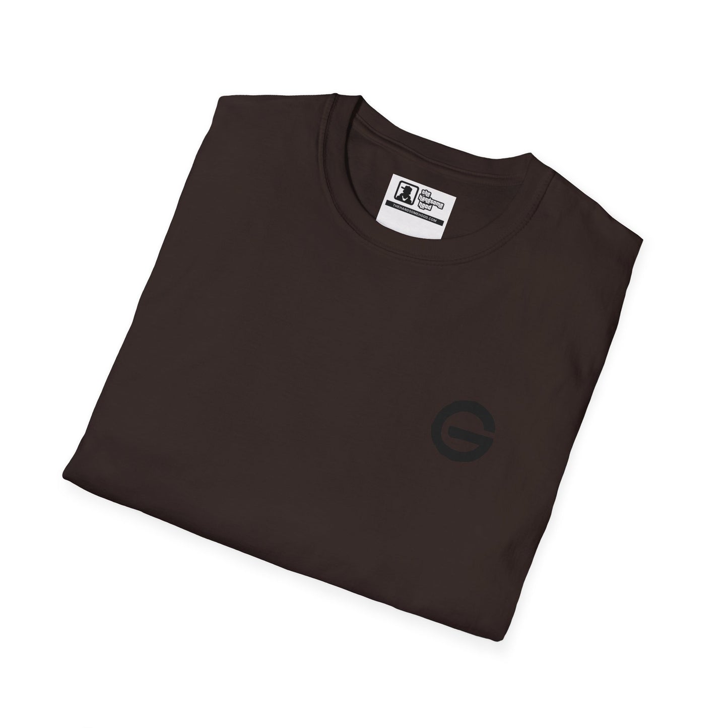Minimal Monochrome Silhouette Logo Tee