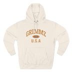 Grimmz 1976 U.S.A. Hoodie — Vintage Collegiate Fleece Pullover