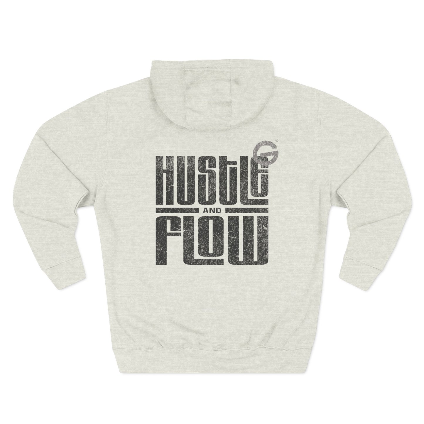 Hustle Flow Motivational Fleece Hoodie