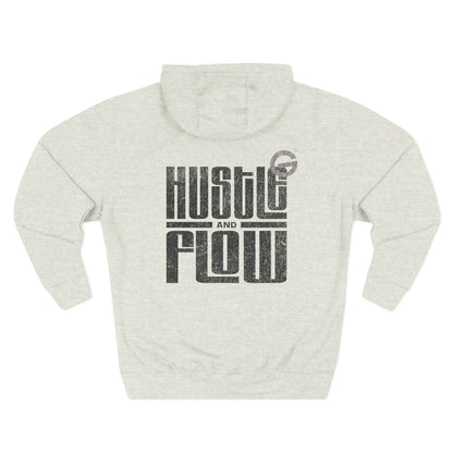 Hustle Flow Motivational Fleece Hoodie