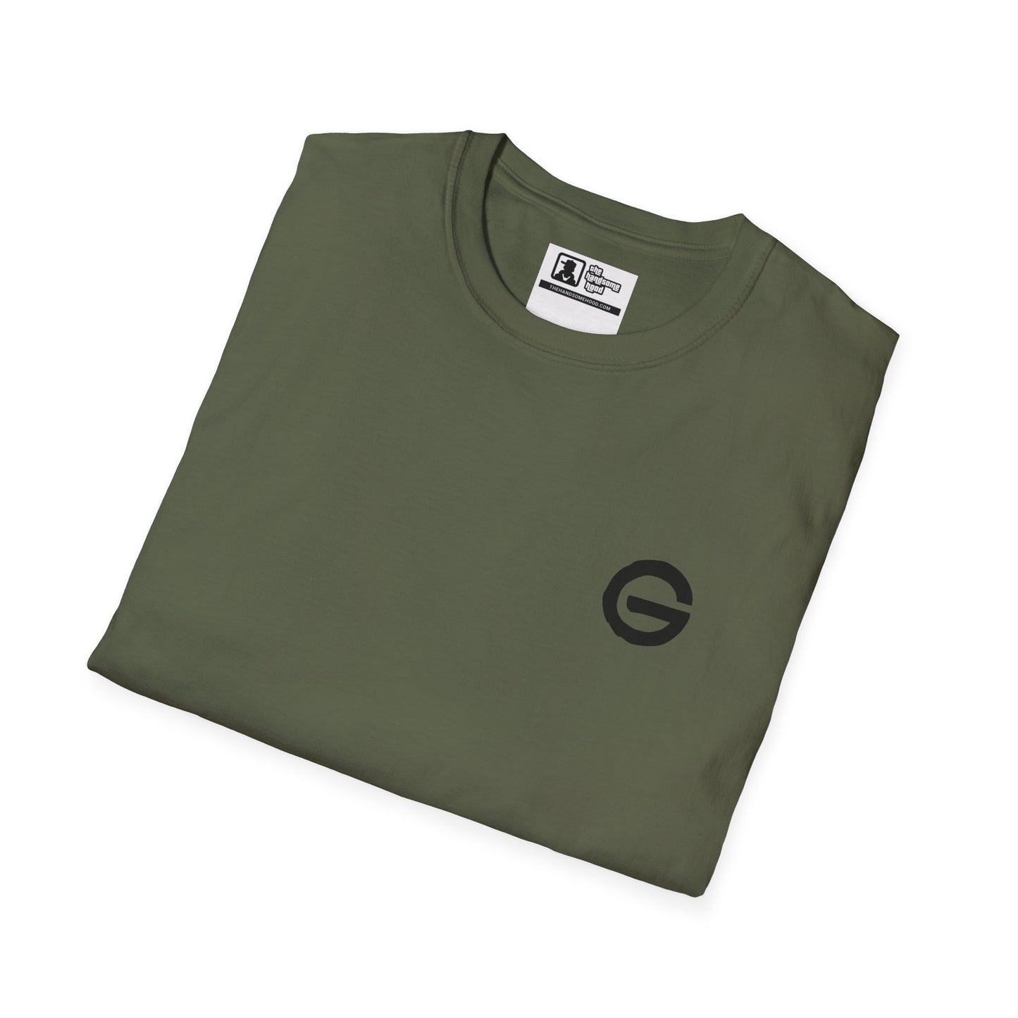 Minimal Monochrome Silhouette Logo Tee