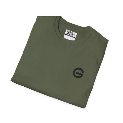 Minimal Monochrome Silhouette Logo Tee