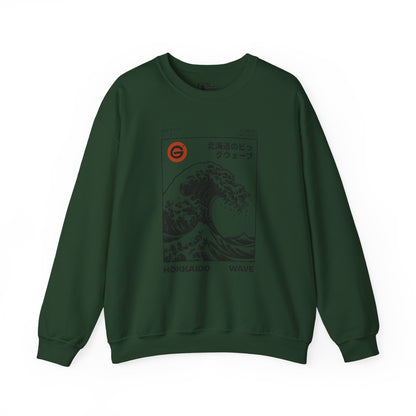 Hokkaido Wave Crewneck Sweatshirt
