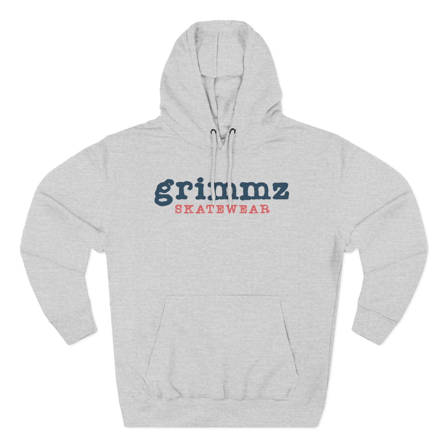 Grimmz Skatewear Fleece Hoodie — Vintage Skate Logo Pullover
