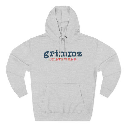 Grimmz Skatewear Fleece Hoodie — Vintage Skate Logo Pullover