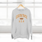 Grimmz 1976 U.S.A. Hoodie — Vintage Collegiate Fleece Pullover