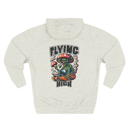 Flying High Mushroom Skateboard Hoodie
