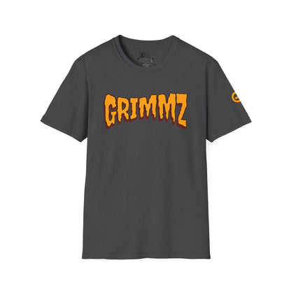 Grimmz Orange Drip Logo T-Shirt