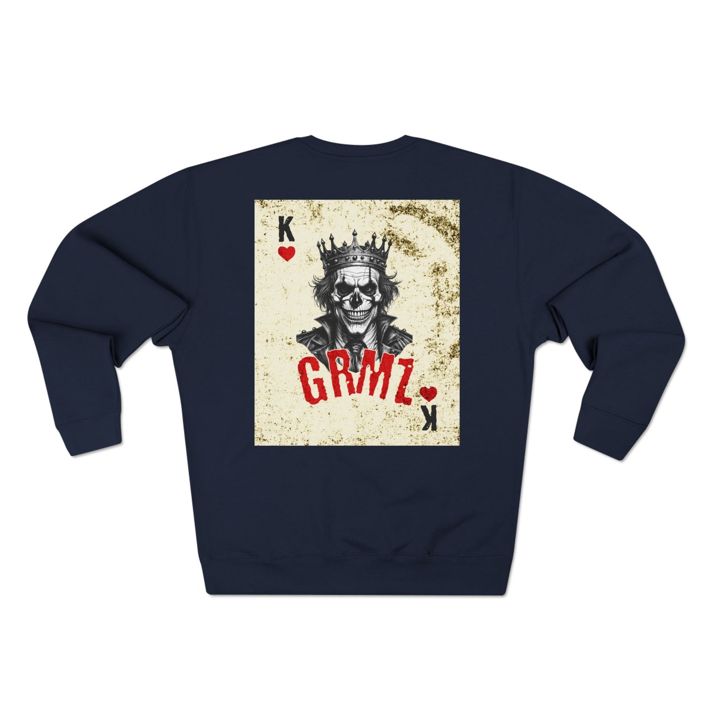GRMZ Playing Card Skull Crewneck