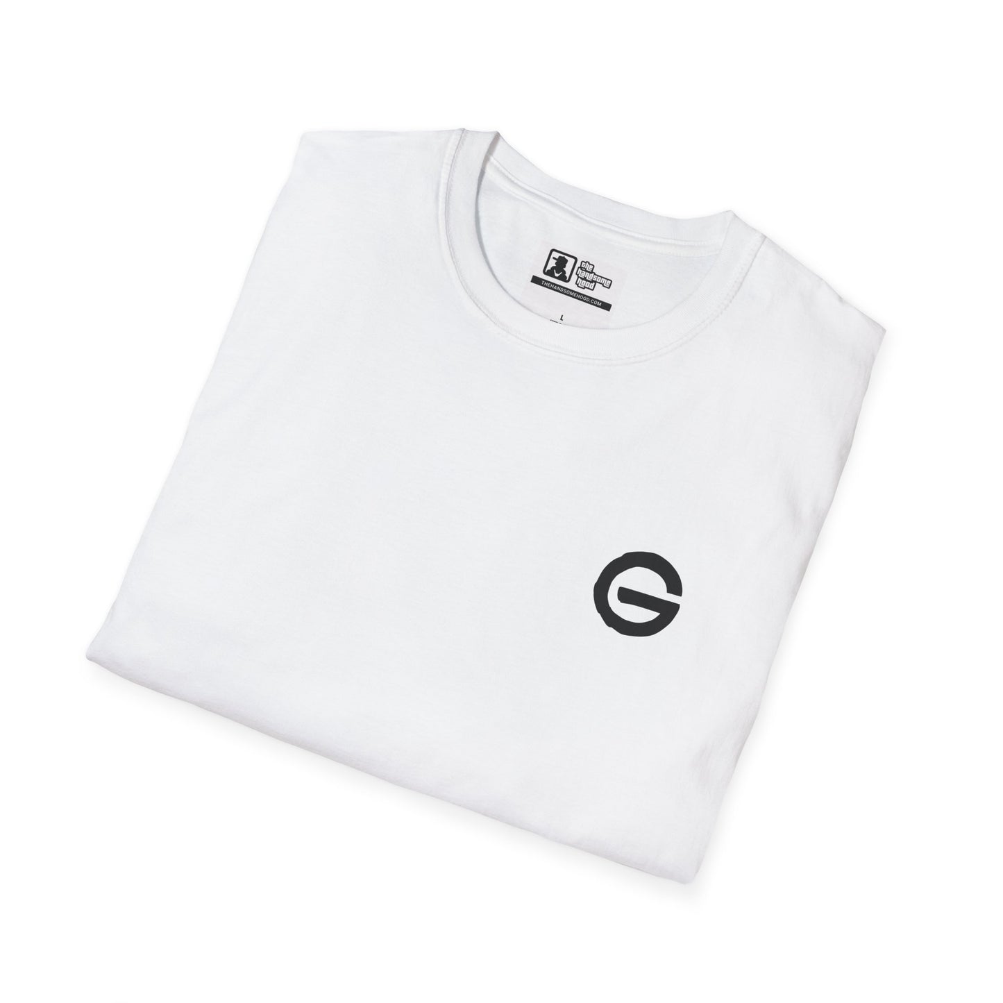 Minimal Monochrome Silhouette Logo Tee