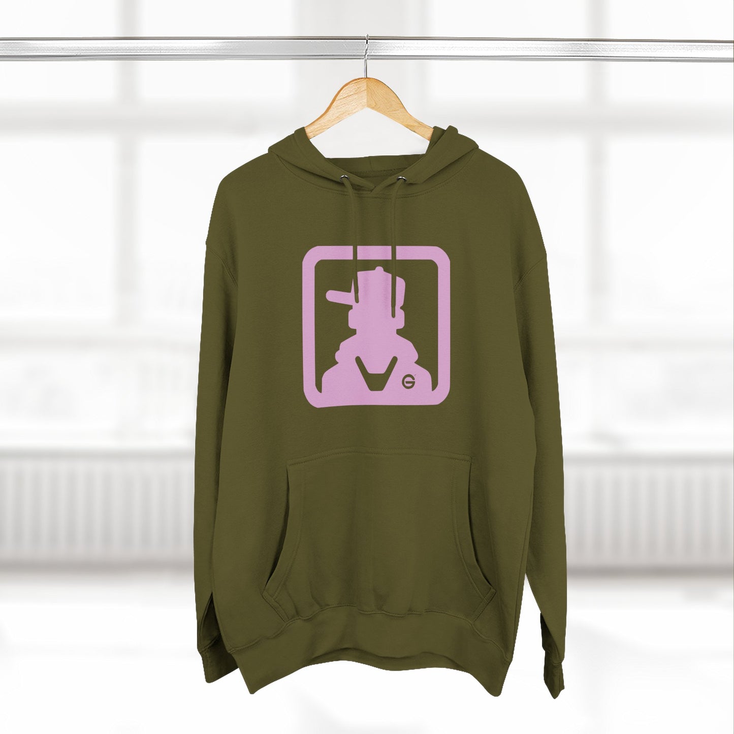 Pastel Pink Cat Hoodie
