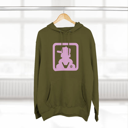 Pastel Pink Cat Hoodie