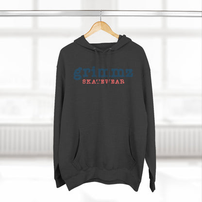 Grimmz Skatewear Fleece Hoodie — Vintage Skate Logo Pullover