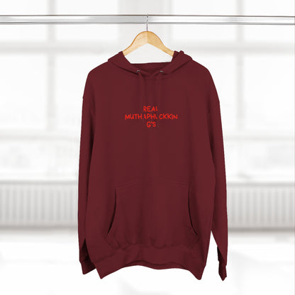 Red Brushstroke G Logo Hoodie