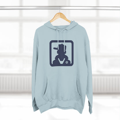 Minimalist Cowboy Silhouette Hoodie — Western Graphic Pullover