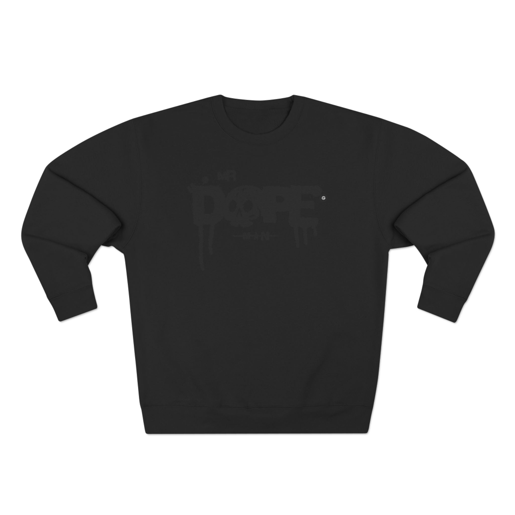 Dope Skull Crewneck Sweatshirt — Mr Dope Drip Graphic Pullover