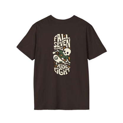 Skater Skull Tee Skateboard Graphic T-Shirt