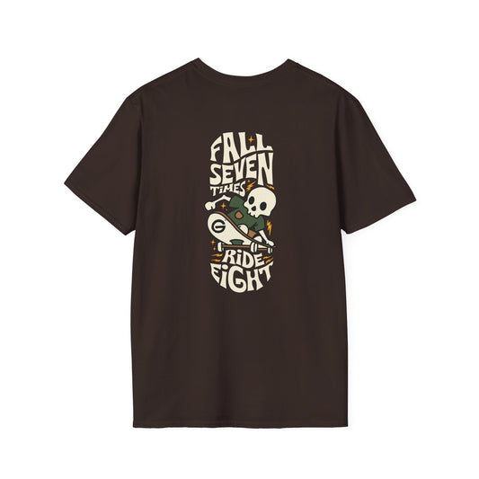 Skater Skull Tee Skateboard Graphic T-Shirt