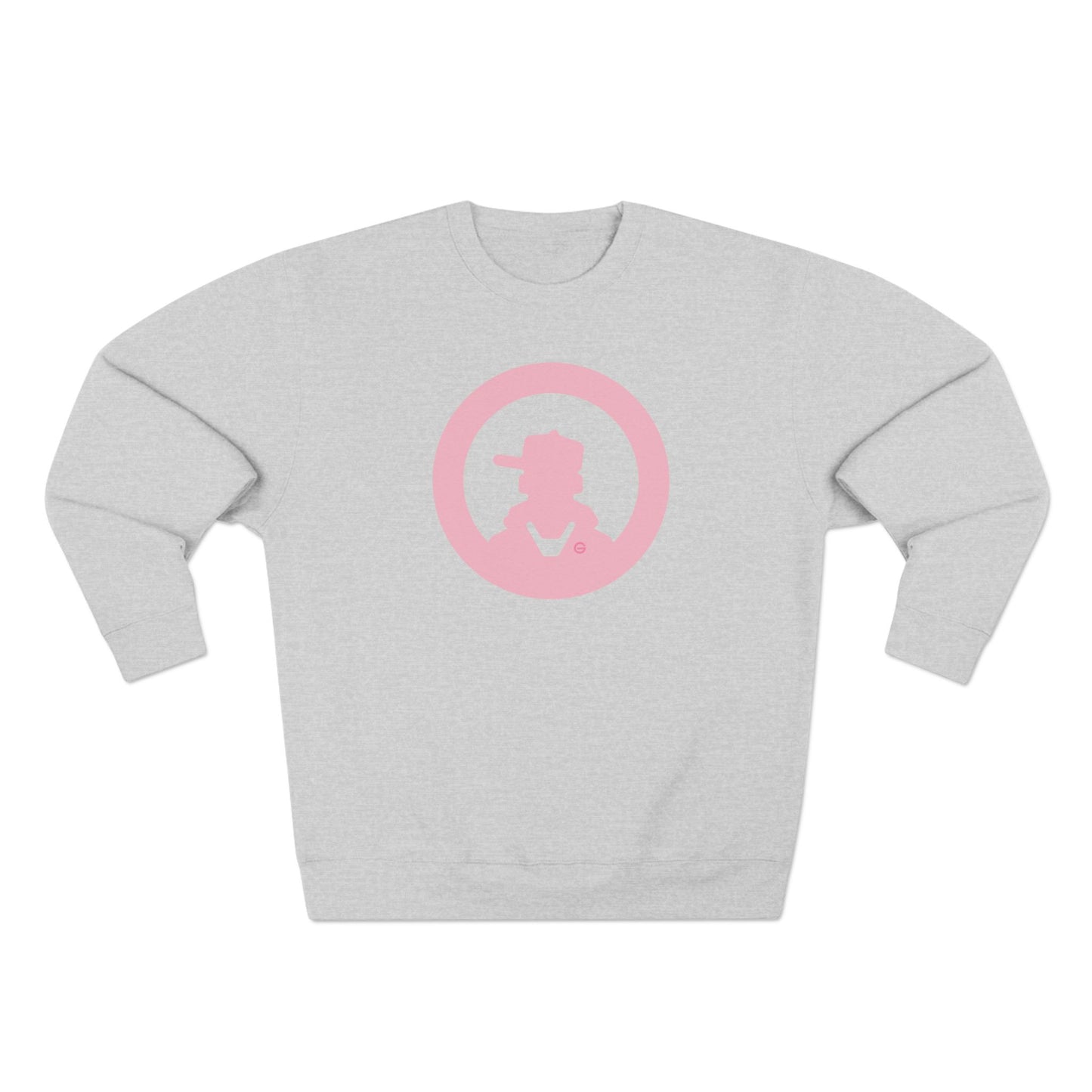 Pink Silhouette Crewneck Sweatshirt