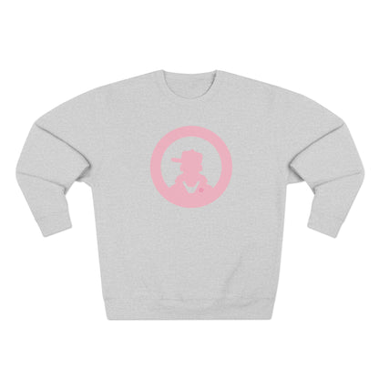 Pink Silhouette Crewneck Sweatshirt