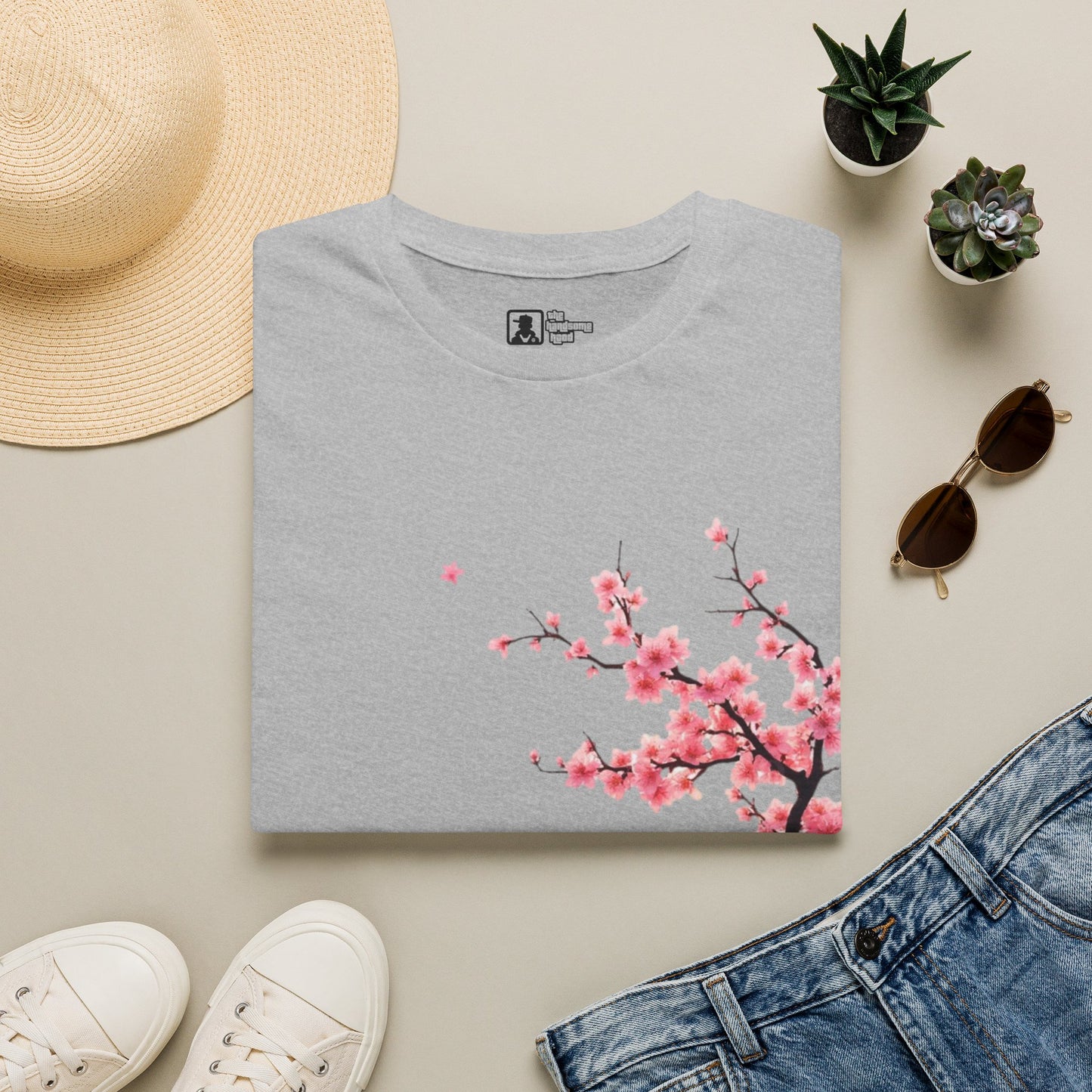 Cherry Blossom T-Shirt — Pink Sakura Floral Tee