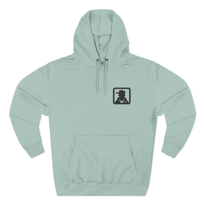 Minimal Silhouette Chest Logo Hoodie