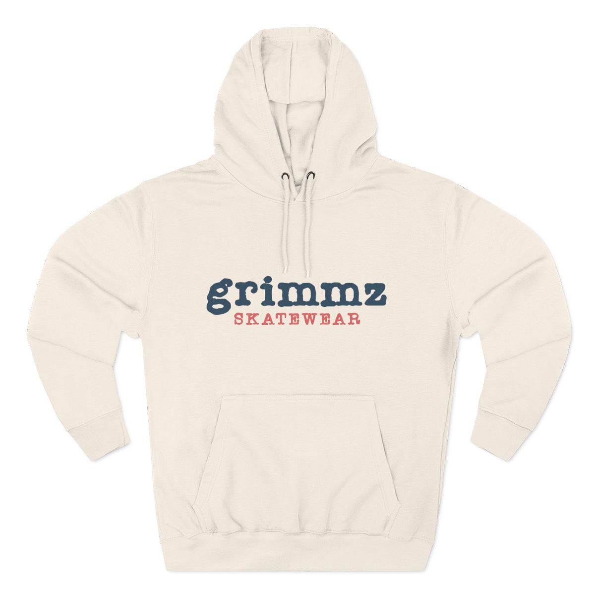 Grimmz Skatewear Fleece Hoodie — Vintage Skate Logo Pullover