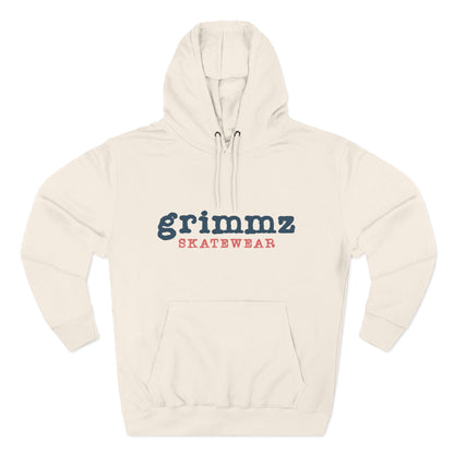 Grimmz Skatewear Fleece Hoodie — Vintage Skate Logo Pullover