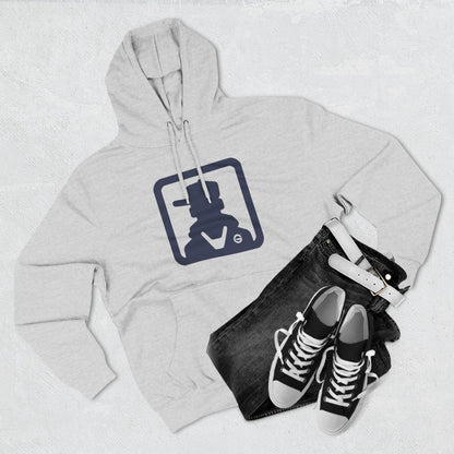 Minimalist Cowboy Silhouette Hoodie — Western Graphic Pullover