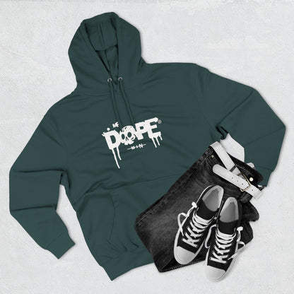 Classic White Three-Panel Hoodie