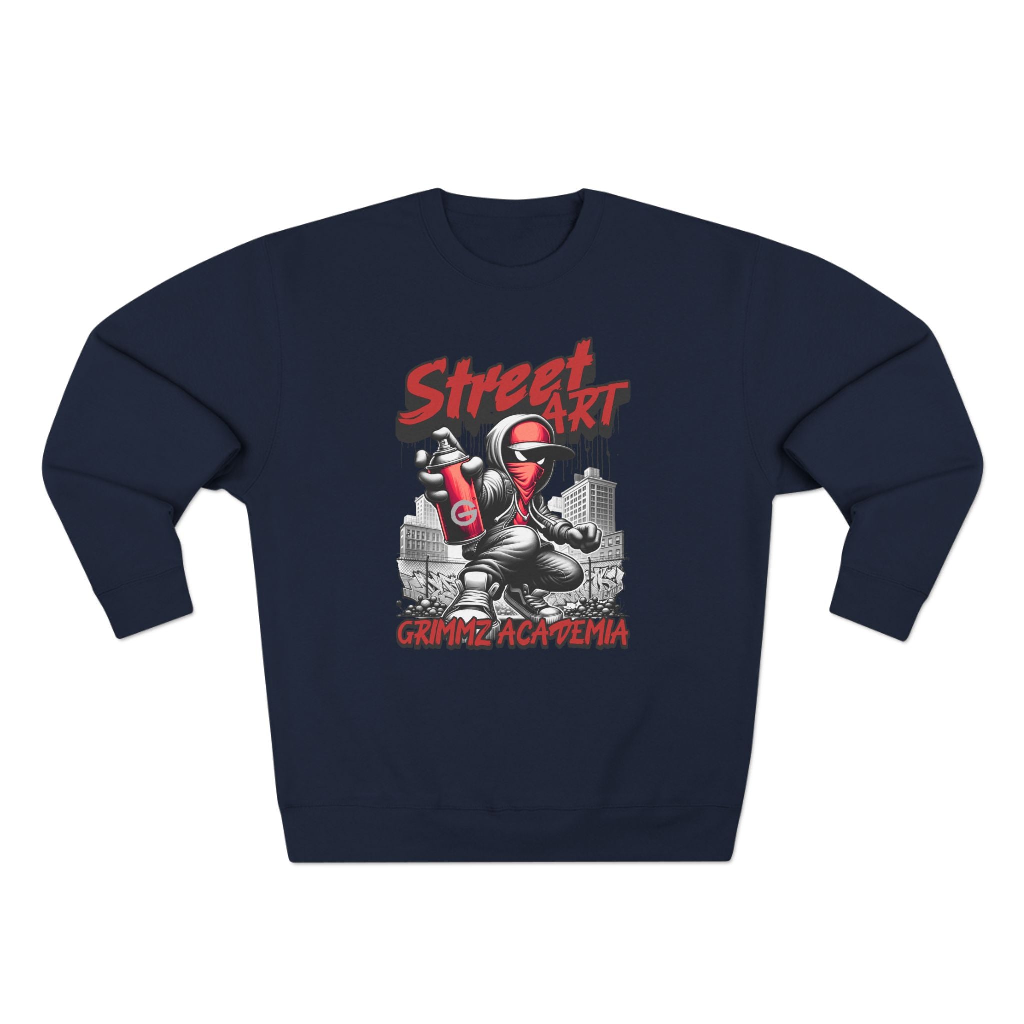 Street Art Crewneck Sweatshirt – Graffiti Skater Graphic