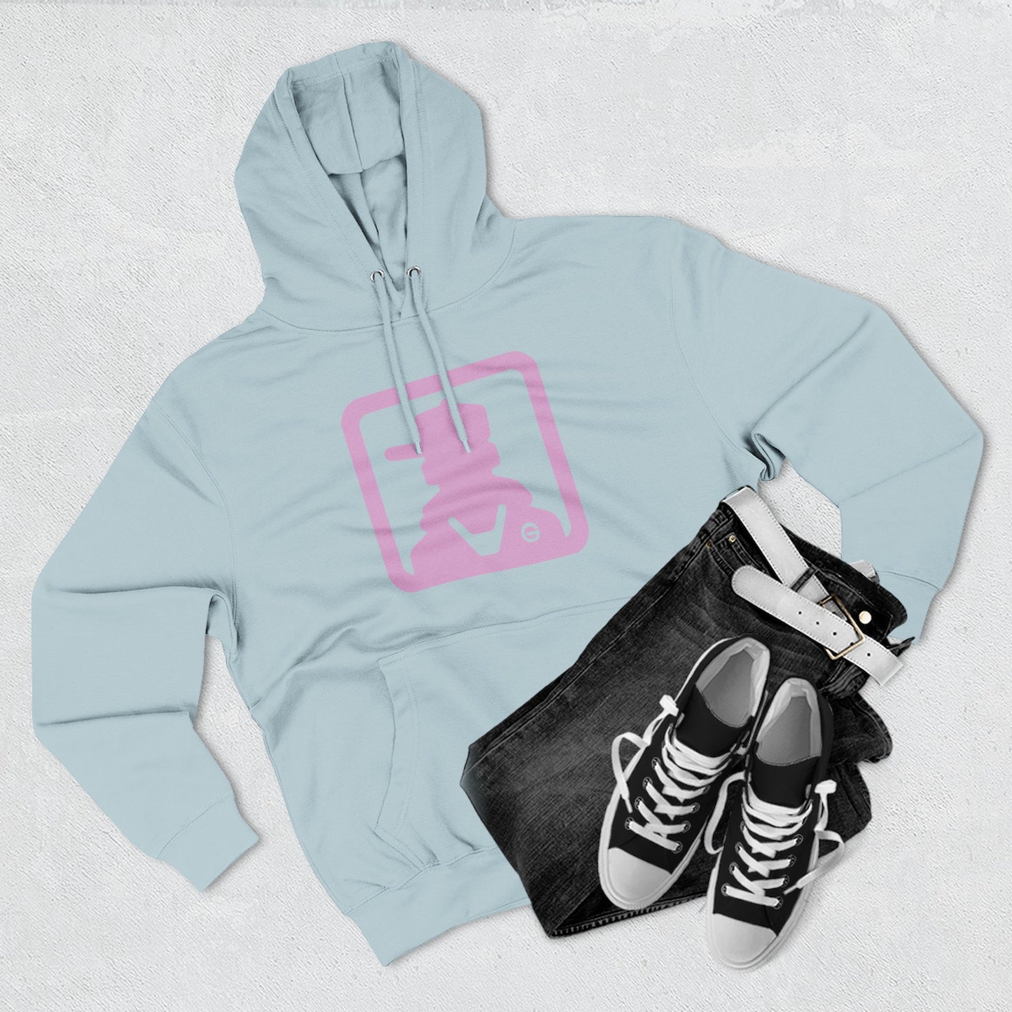 Pastel Pink Cat Hoodie