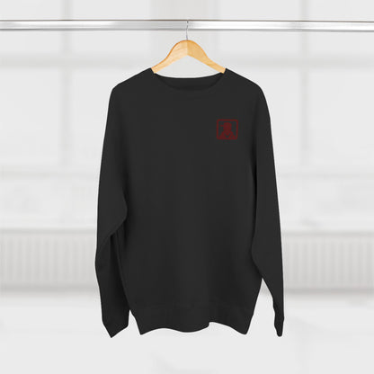 Minimalist Pocket Logo Sweatshirt — Small Vintage Silhouette Crewneck