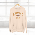 Grimmz 1976 U.S.A. Hoodie — Vintage Collegiate Fleece Pullover