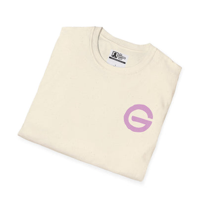 T-Shirt — Minimal Pink 'G' Logo Tee