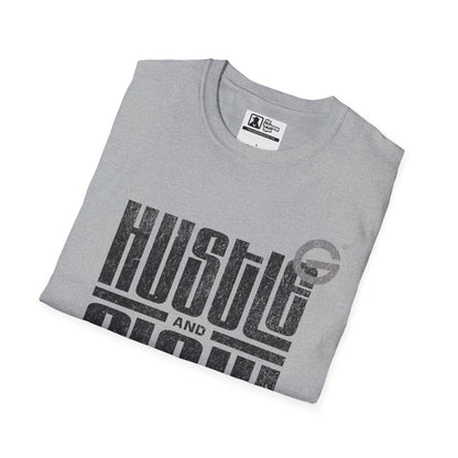 Hustle Flow Motivational Streetwear Tee