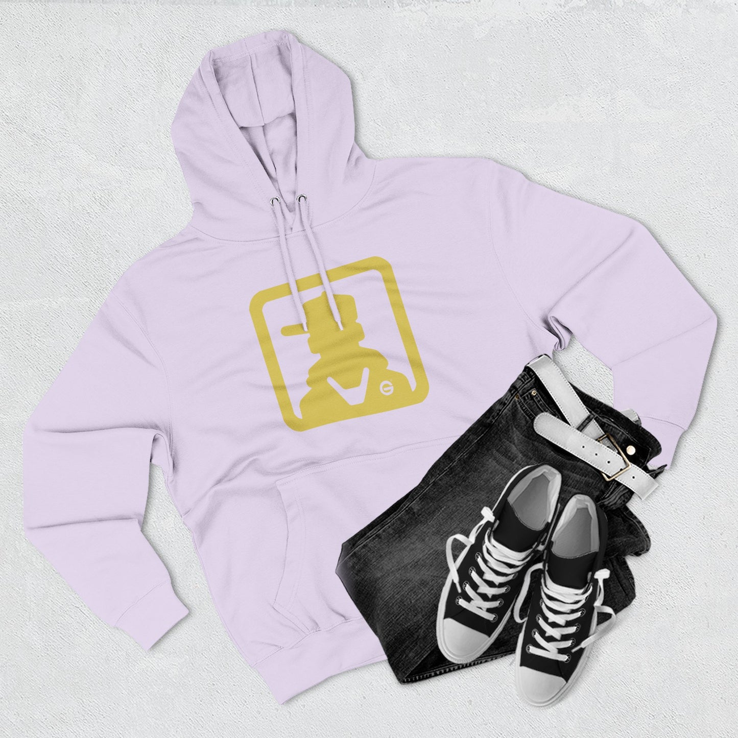 Gold Cowboy Western Hoodie Pullover