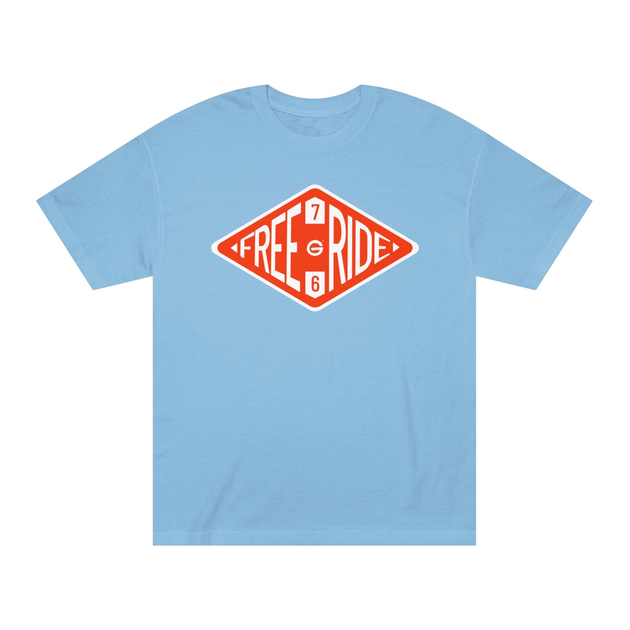 Free Ride 766 Retro Logo Tee — Vintage Surf/Skate Graphic T-Shirt