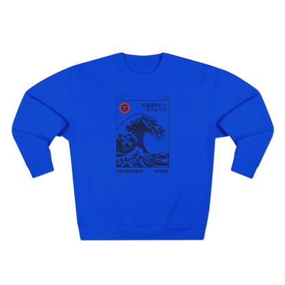 Hokkaido Great Wave Crewneck Sweatshirt
