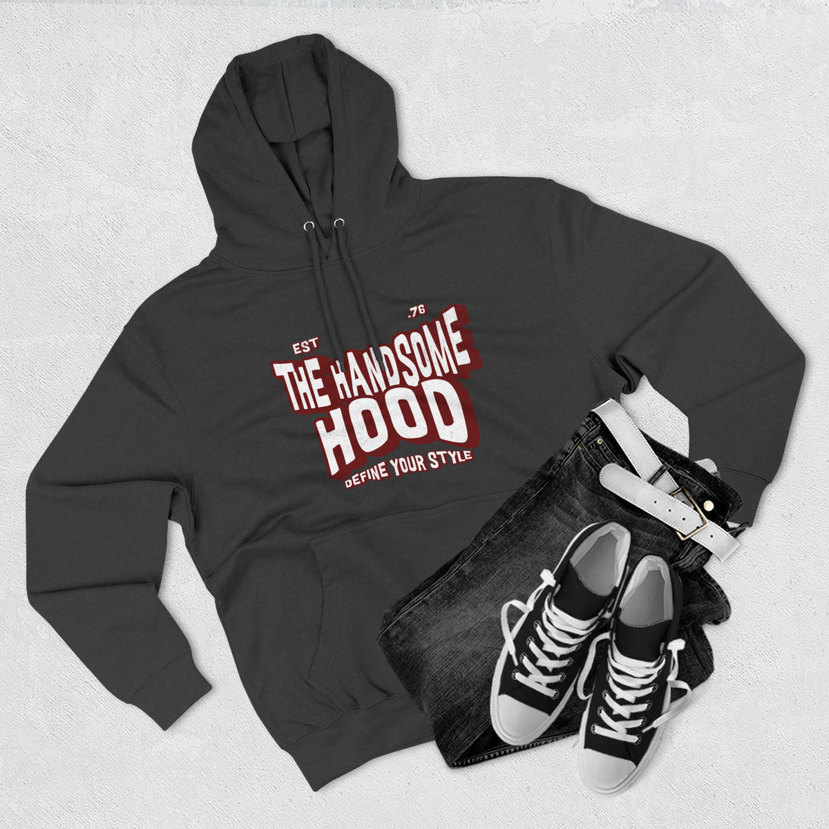 The Handsome Hood Graphic Fleece Hoodie