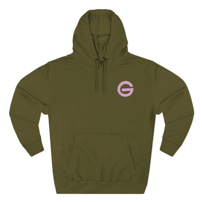 Minimalist Pink G Logo Hoodie