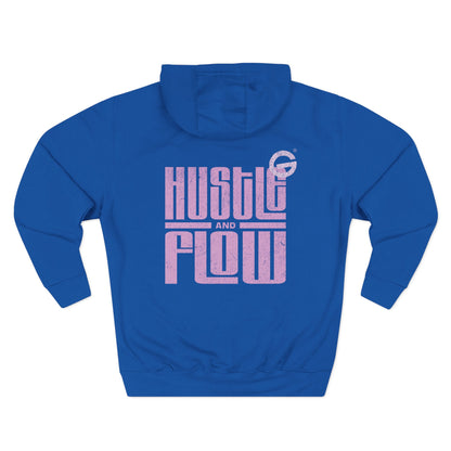 Hustle Flow Pink Graphic Hoodie