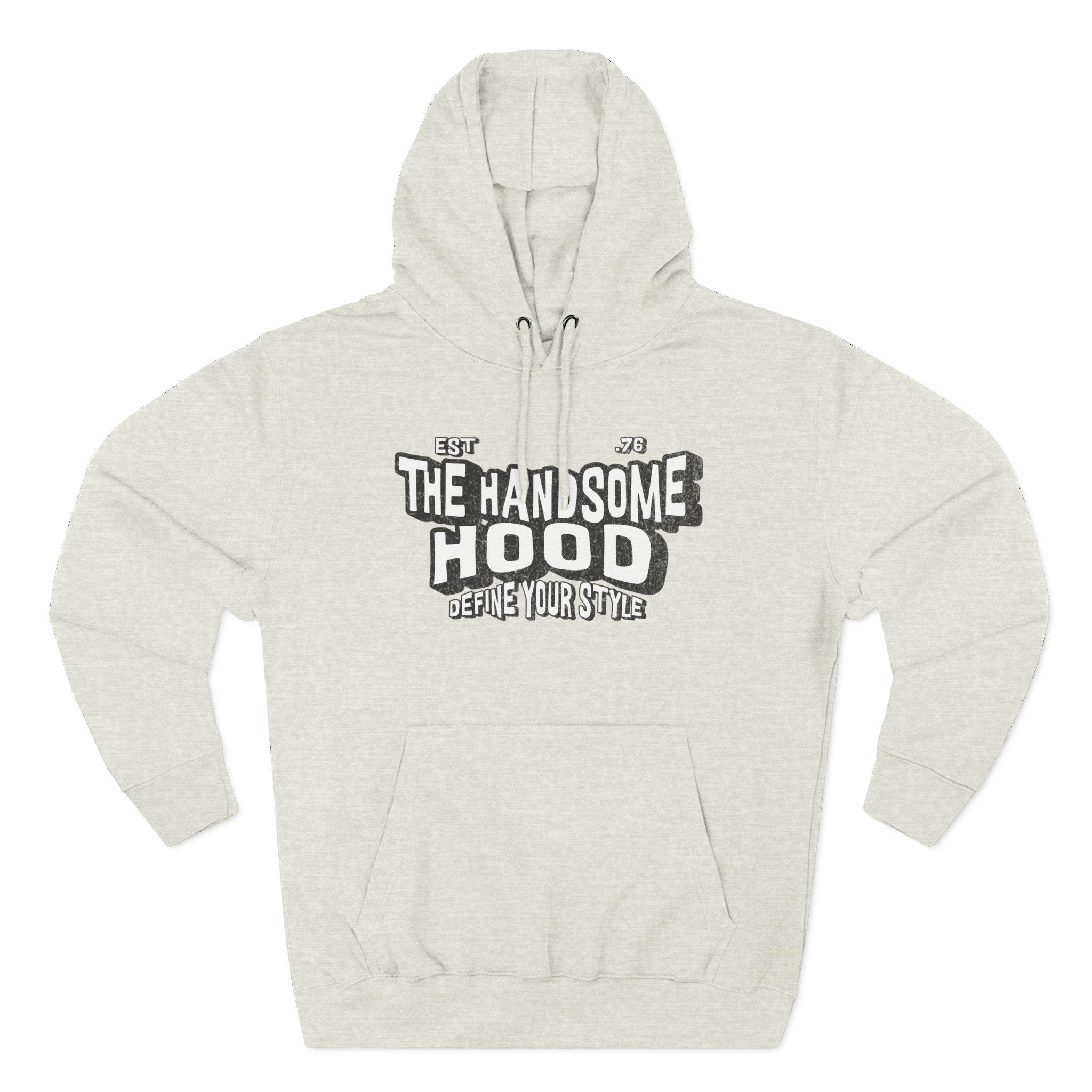 The Handsome Hood Hoodie – Retro Script Graphic Pullover