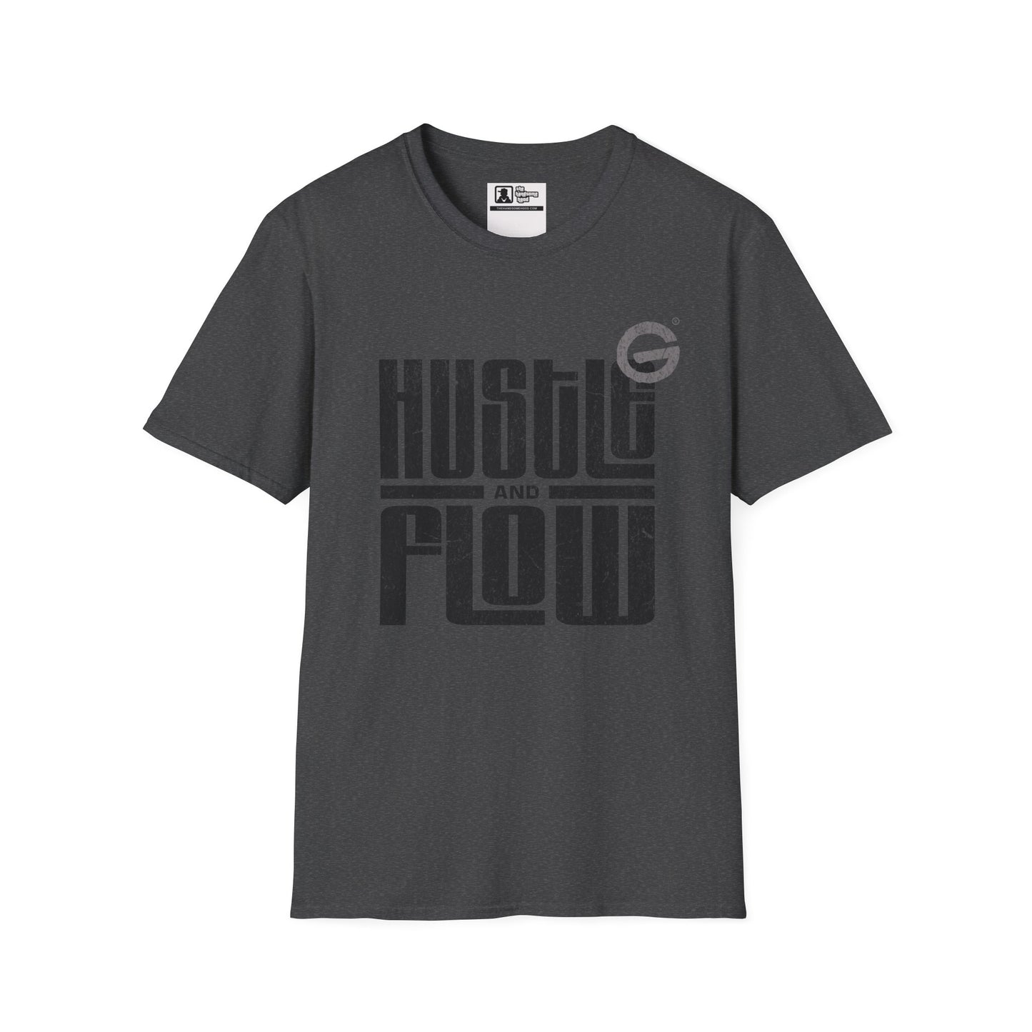 Hustle Flow Motivational Streetwear Tee