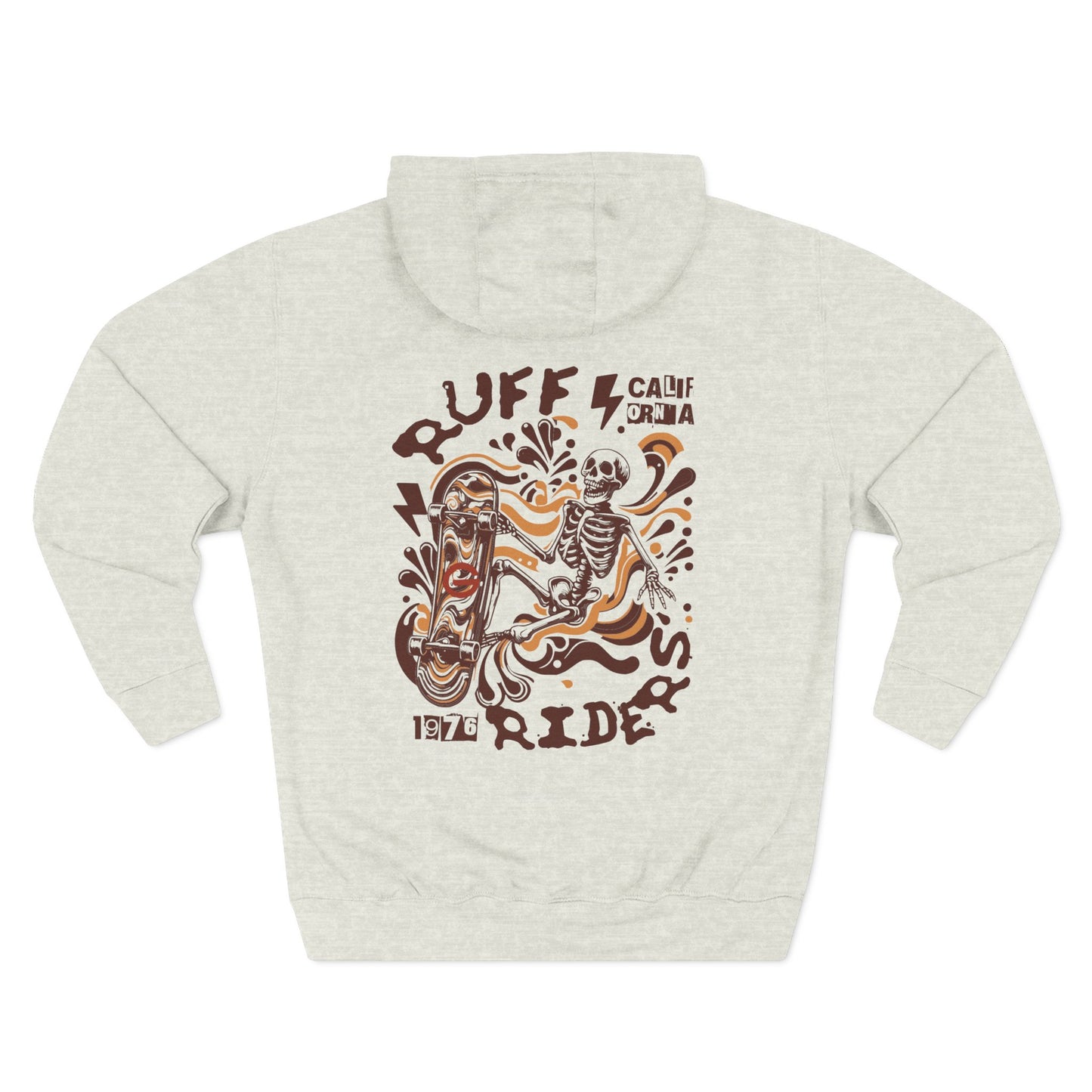 Ruff Riders Biker Skeleton Hoodie
