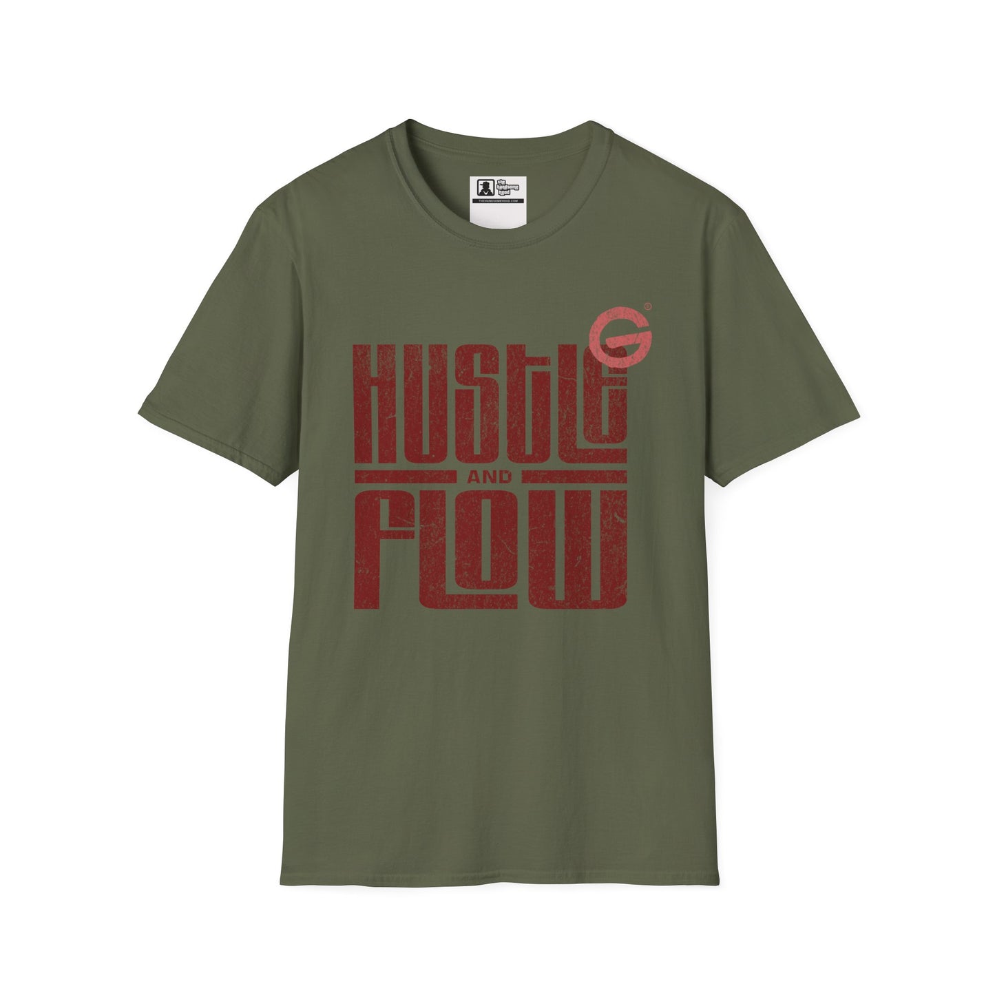 Hustle Flow Motivational Streetwear Tee