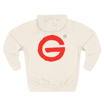 Red Brushstroke G Logo Hoodie