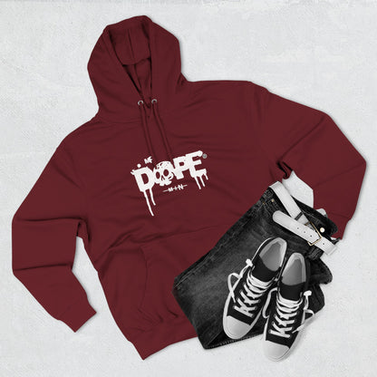Classic White Three-Panel Hoodie